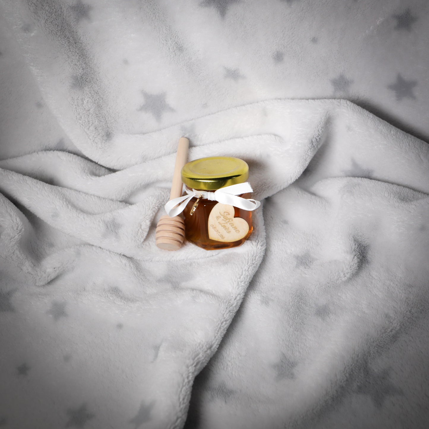 Mini pot de miel d'Alsace personnalisé pour mariage